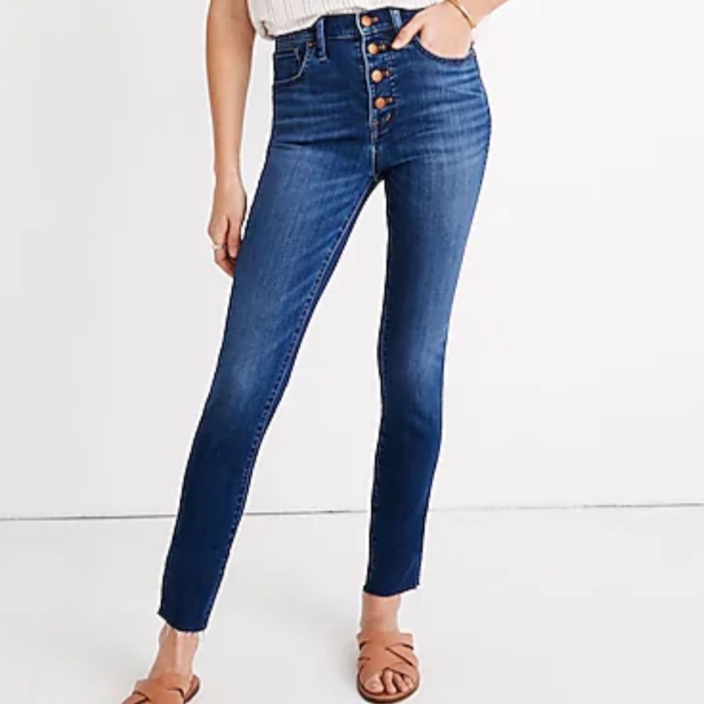 Madewell 10” High Rise Skinny Crop Jeans